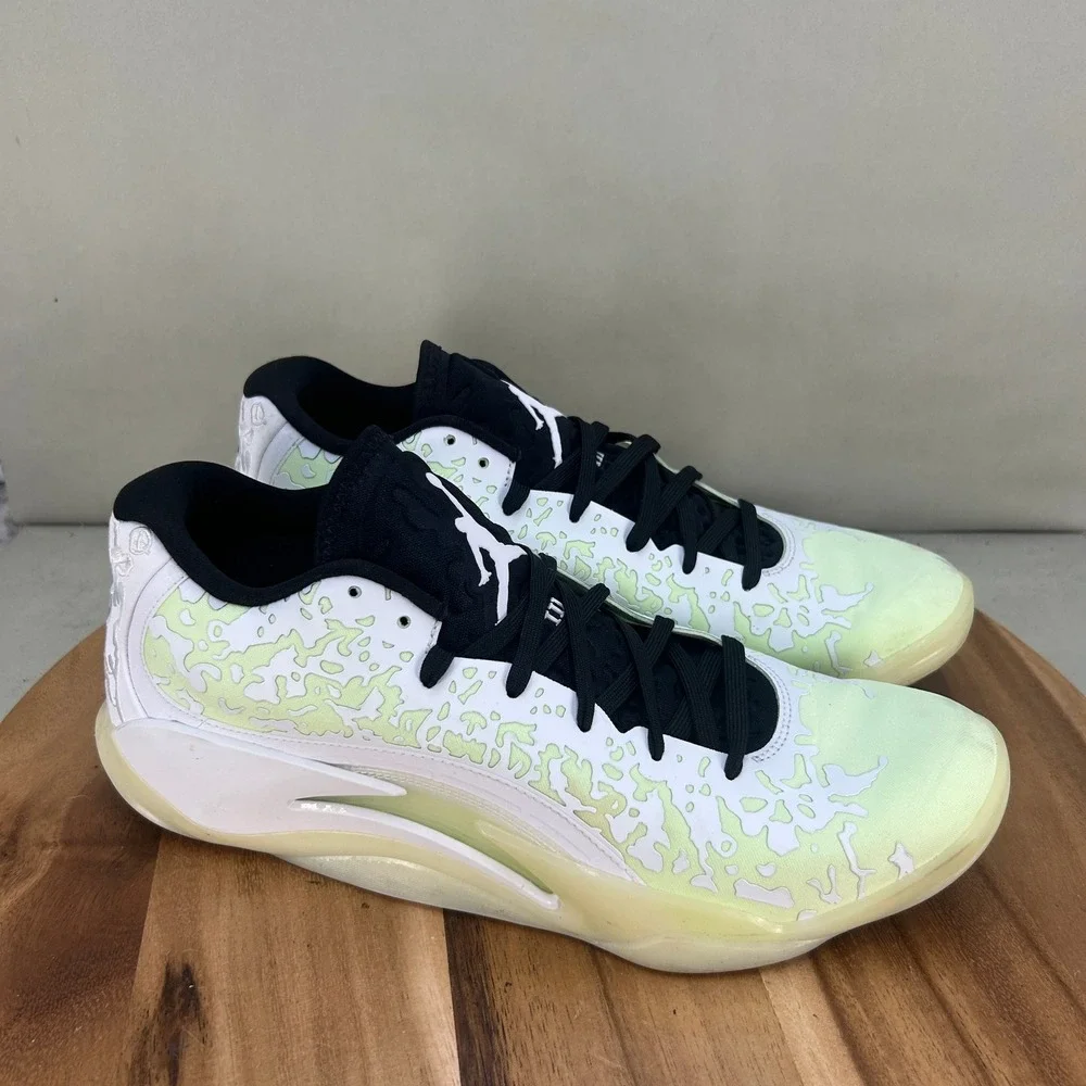 Jordan Zion 3 Mens Basketball Shoes White Black DR0675-110 Size 12